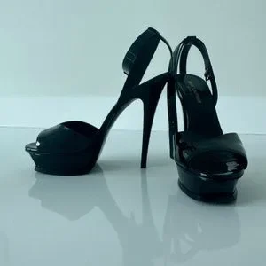 Saint Laurent Shoes Saint Laurent Tribute Lips Patentleather